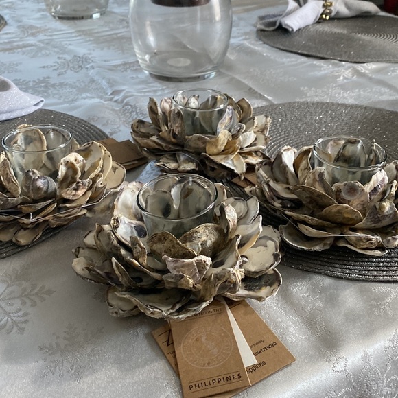 Philippines Shell candle holders - Picture 2 of 12